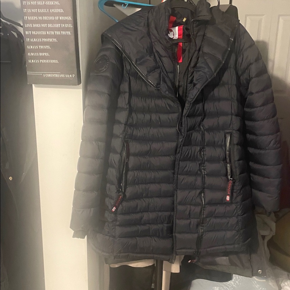Canada Goose women Dark Gray Puffer Jacket - Picture 2 of 2